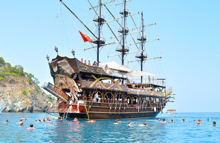 kemer relax boat tour